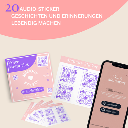 Voice Memory  4 QR Audio Sticker