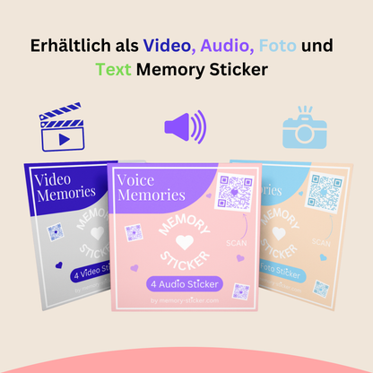 Voice Memory  4 QR Audio Sticker