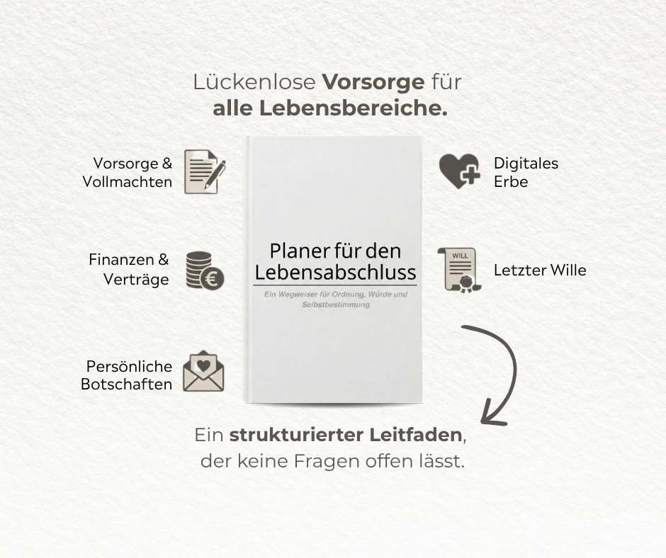 Vorsorge-Planer für den Lebensabschluss
