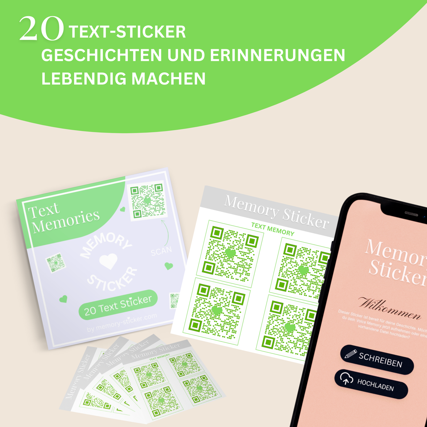Voice Memory  4 QR Audio Sticker