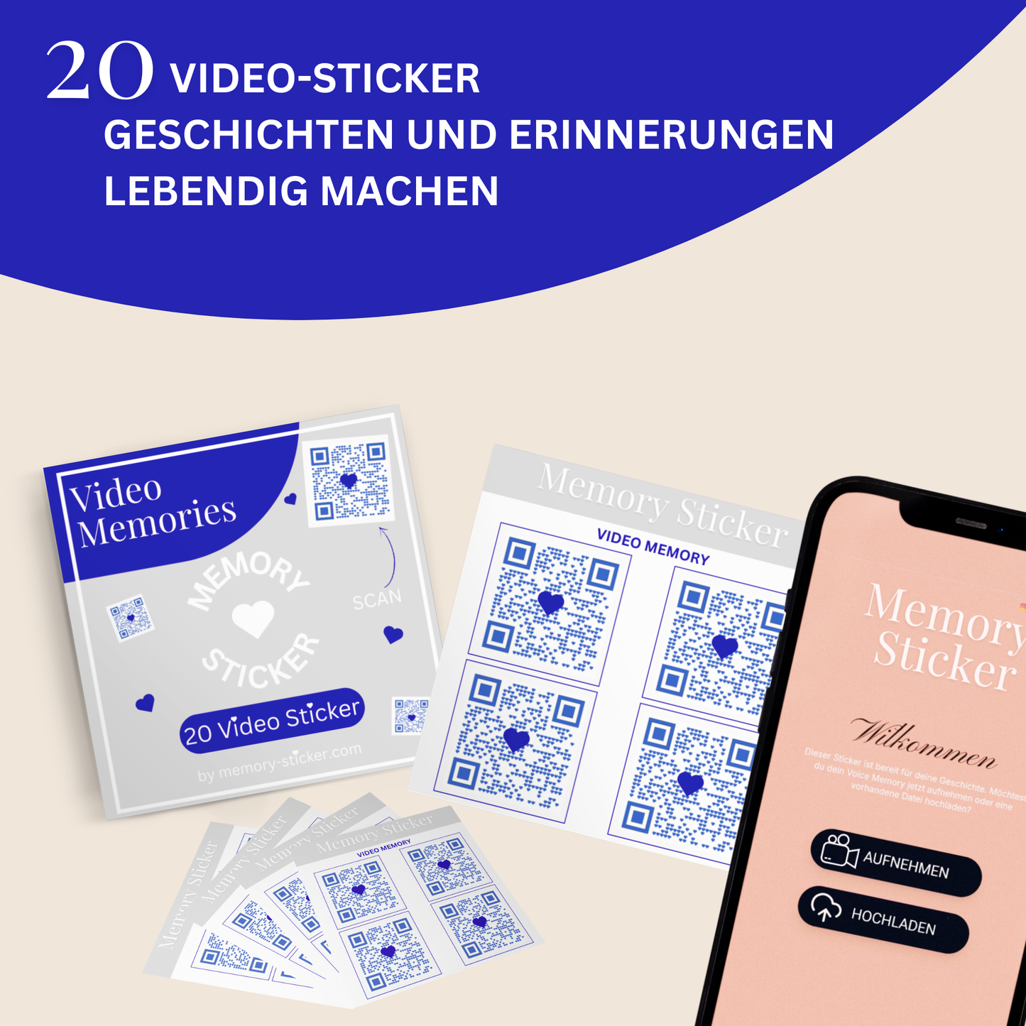 Voice Memory  4 QR Audio Sticker