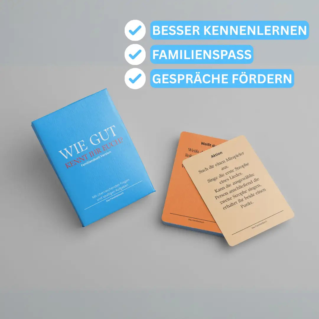 Wie gut kennt ihr euch ?